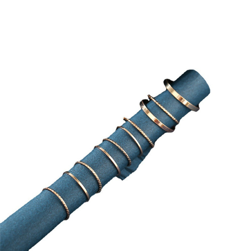 Minimalist Geometric Alloy Ring – Unisex & Electroplated - Trenvo