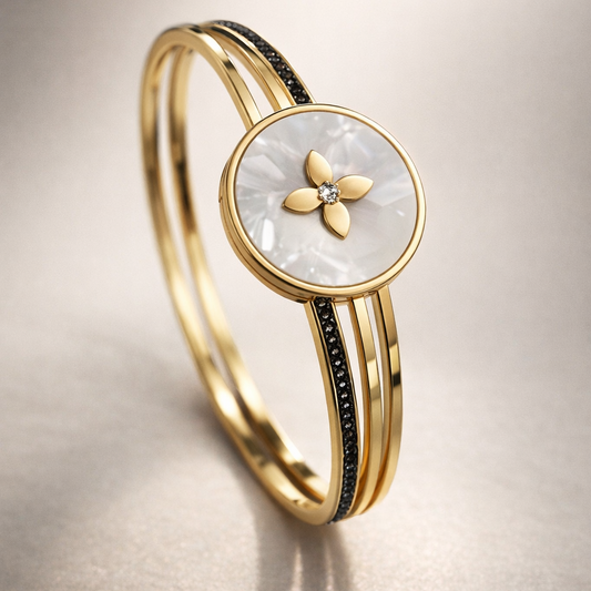 Moonflower Gold Bracelet✨ - Trenvo