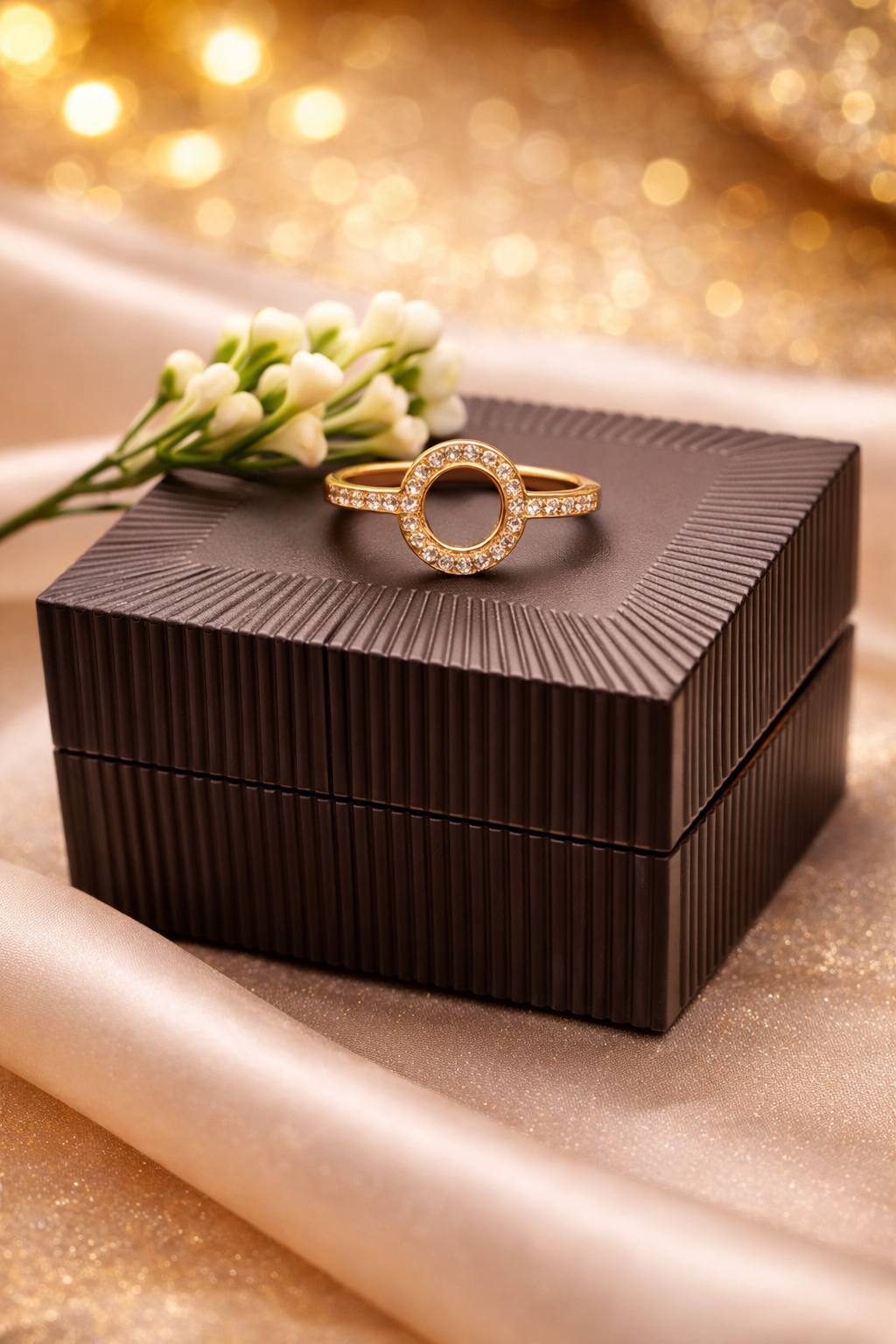 Halo Glow Crystal Ring ✨ - Trenvo